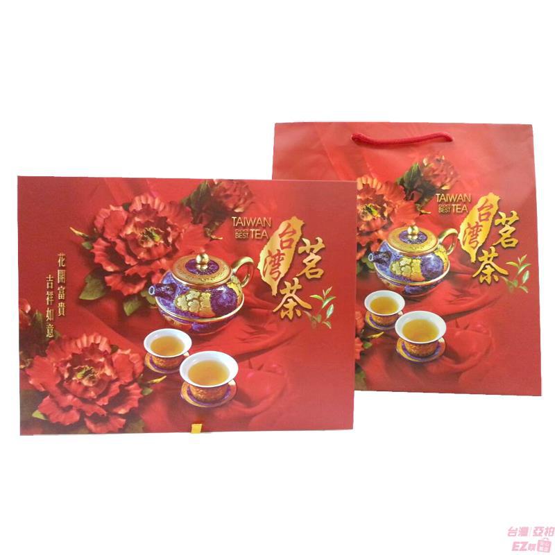 中国台湾进口高山茶-林记茶行 花开富贵礼盒 高山茶 300g*2罐 中国台湾进口高山茶-林记茶行 花开富贵礼盒 高山茶 300g*2罐