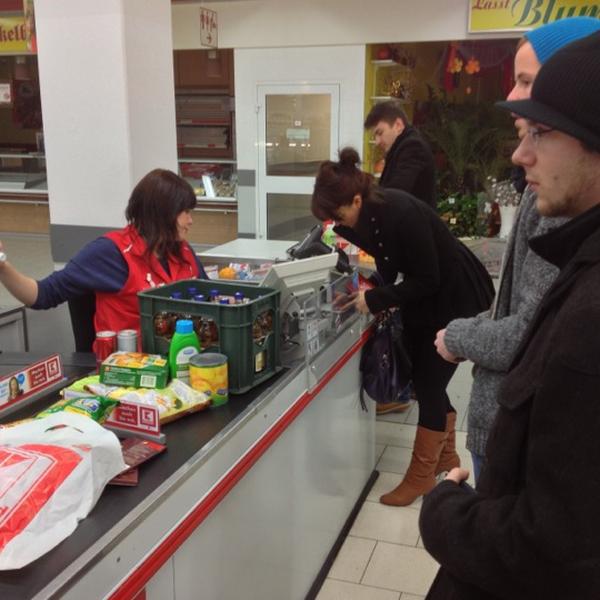 Photo taken at Kaufland by Jos J. on 12/1/2012