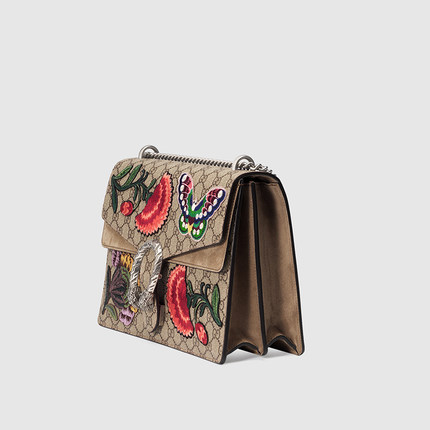 Gucci/古奇gucci女包16春款中号刺绣口盖单肩包403348 KWZQN 9904 Gucci/古奇gucci女包16春款中号刺绣口盖单肩包403348 KWZQN 9904