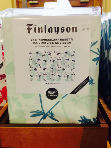 芬兰进口被套枕套-Finlayson兰花被罩加枕头套