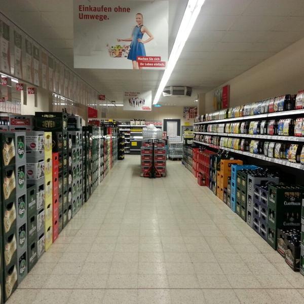 Photo taken at REWE by Olga V. on 1/27/2014