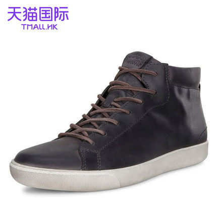 Ecco/爱步2016年春夏新款男鞋高帮系带休闲鞋500704专柜正品海外