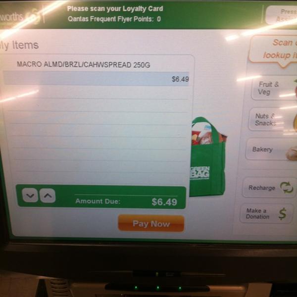 Photo taken at Woolworths by Lauren M. on 11/12/2012