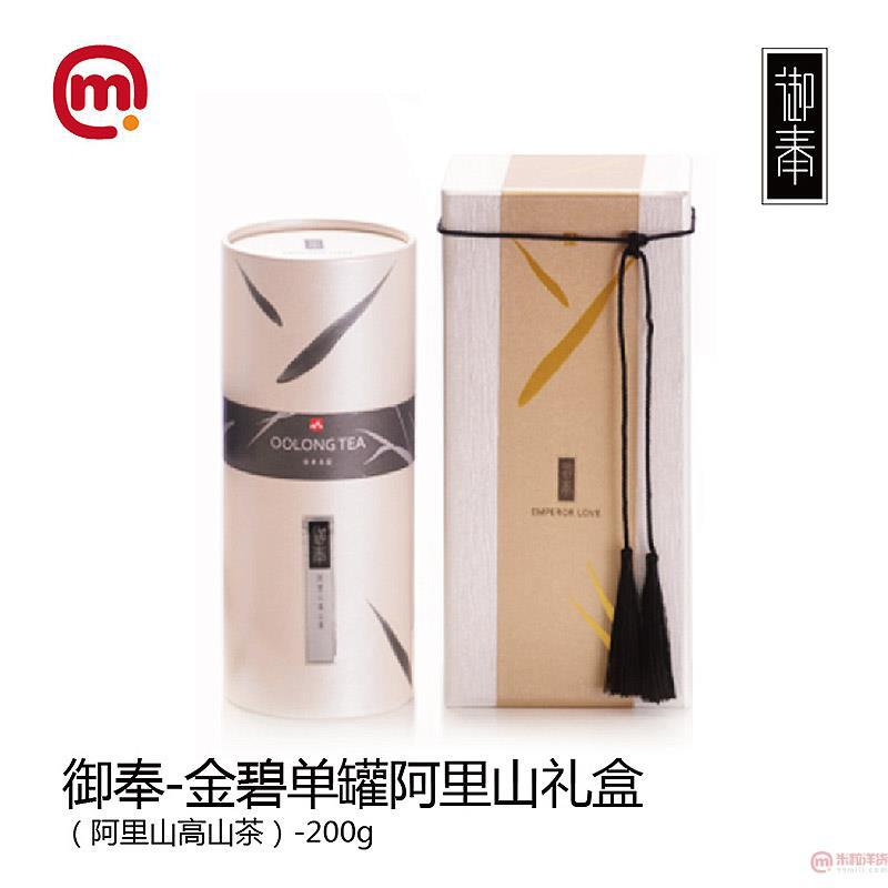 中国台湾 御奉-金碧单罐阿里山礼盒(阿里山高山茶)-200g