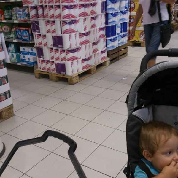 Photo taken at Coop Konsum City by Francia D. on 8/14/2014