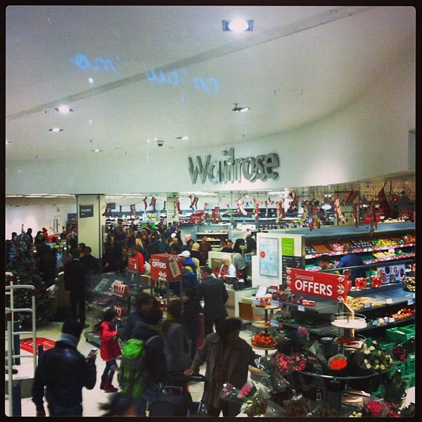 Photo taken at Waitrose by KcChano on 12/24/2012-英国伦敦牧人布什购物中心 Photo taken at Waitrose by KcChano on 12/24/2012