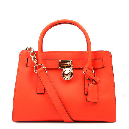 Michael Kors/MK/迈克科尔斯纯皮中号锁头包 手提女包30S2GHMS3 Michael Kors/MK/迈克科尔斯纯皮中号锁头包 手提女包30S2GHMS3