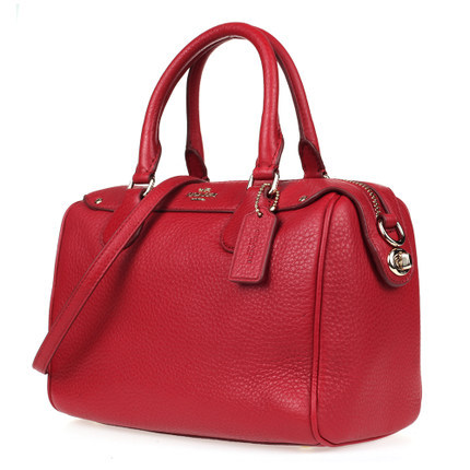 COACH/蔻驰新款女士纯皮 小号波士顿水桶包 手提斜跨包女包 36677