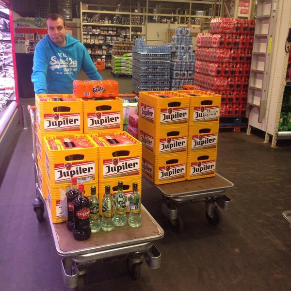 Photo taken at Colruyt by Tim W. on 3/17/2015