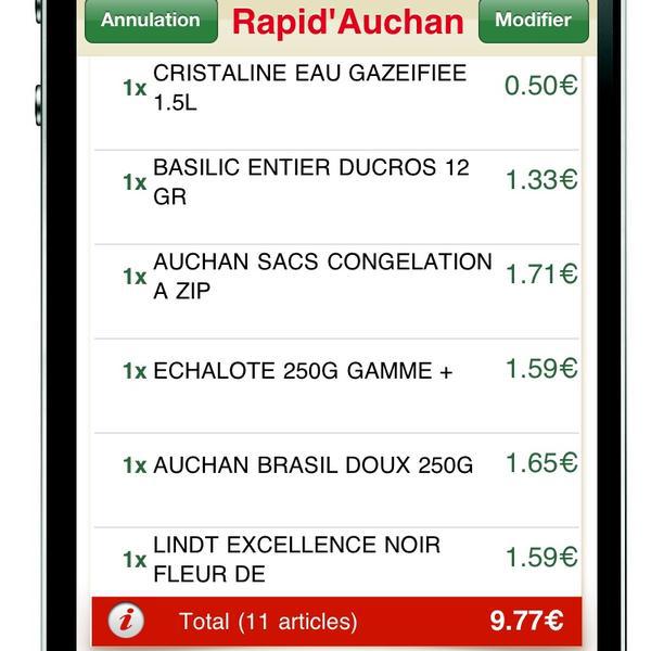 Photo taken at Auchan by charles A. on 12/12/2011