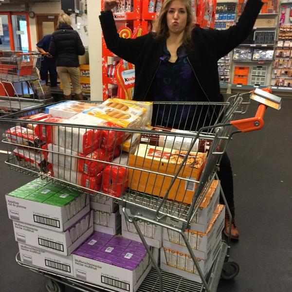 Photo taken at Colruyt by Aurélie D. on 11/22/2014