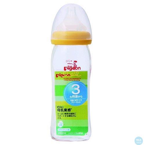日本 贝亲Pigeon母乳实感奶瓶240ml 日本 贝亲Pigeon母乳实感奶瓶240ml