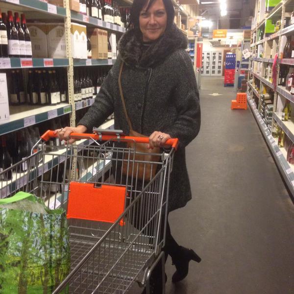 Photo taken at Colruyt by Roxanne E. on 1/20/2015