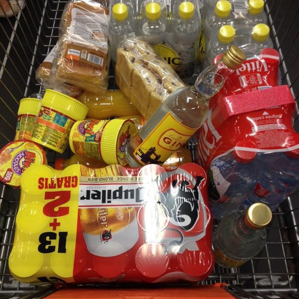 Photo taken at Colruyt by Stijn V. on 8/29/2014