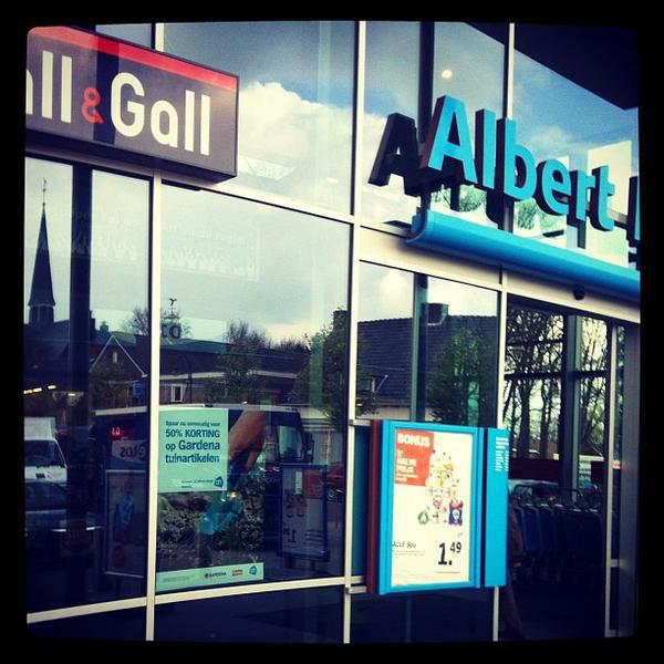 Photo taken at Albert Heijn by Keezz on 4/16/2012