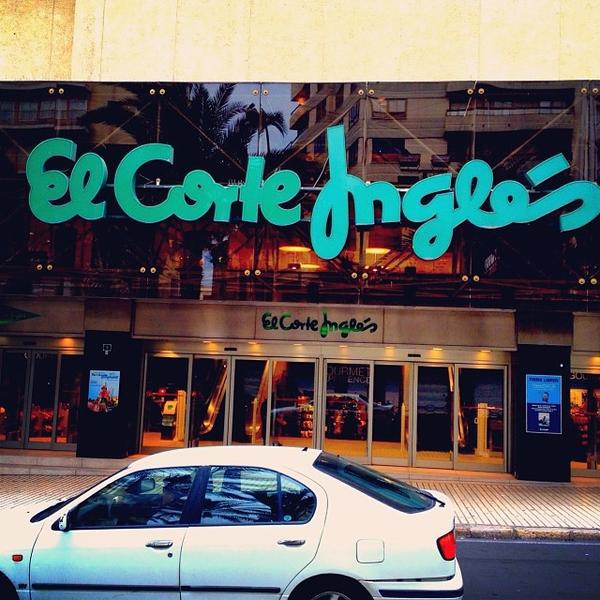 Photo taken at El Corte Inglés by Derek A. on 11/30/2013