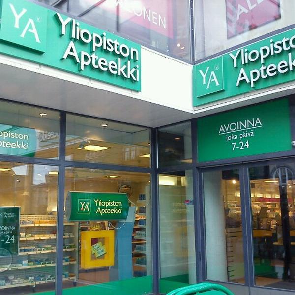 Photo taken at Yliopiston Apteekki by Tomi H. on 7/14/2012