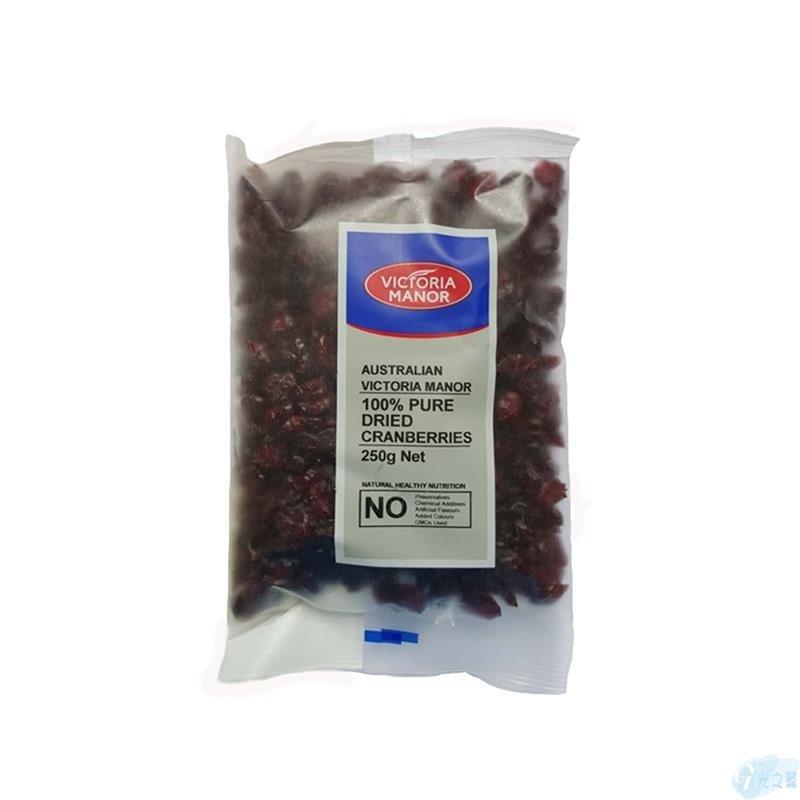 Victoria Manor维多利亚庄园天然蔓越莓干250克 Victoria Manor维多利亚庄园天然蔓越莓干250克