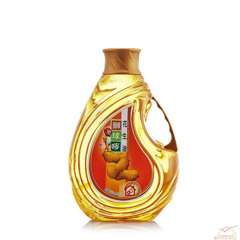 香港进口食用花生油-Lion Globe Brand狮球唛 花生油 3L瓶