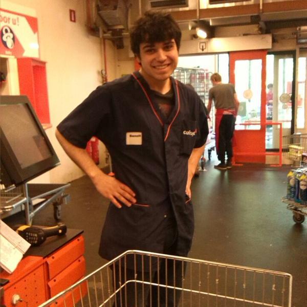 Photo taken at Colruyt by Sabrina D. on 4/12/2014