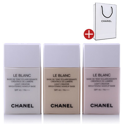 15新款CHANEL香奈儿臻白防晒妆前乳30ml 白皙隔离霜 持妆遮瑕保湿