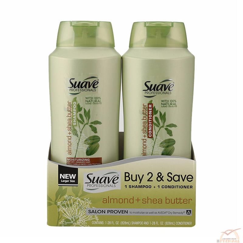 Suave 丝芙华 杏仁乳木果洗护套装 828ml*2 Suave 丝芙华 杏仁乳木果洗护套装 828ml*2