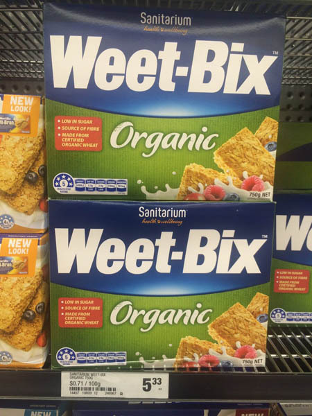 Weet-Bix早餐谷物水果口味