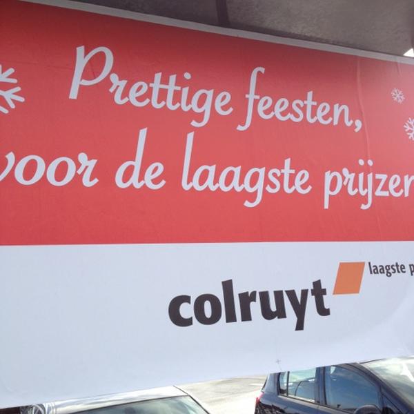 Photo taken at Colruyt by Steven G. on 12/15/2012