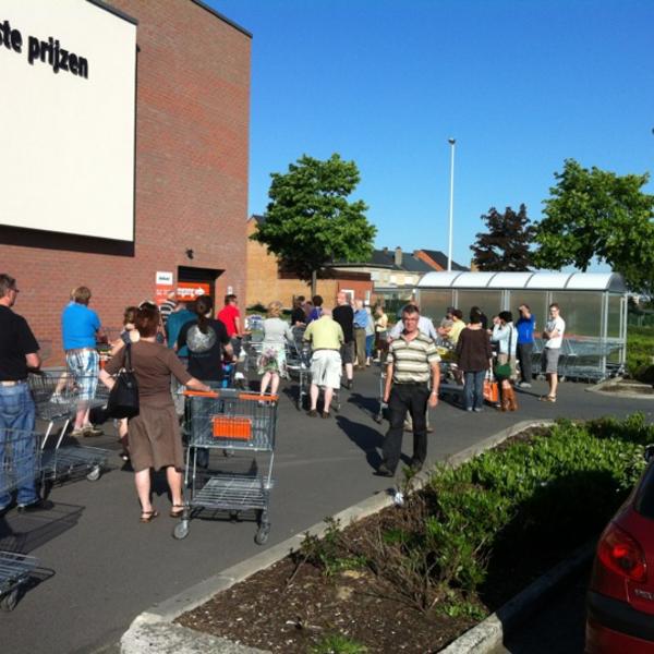 Photo taken at Colruyt by Peter M. on 5/26/2012