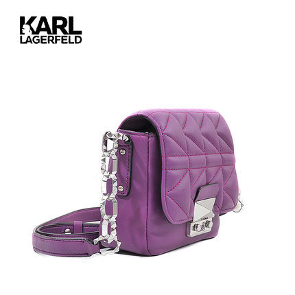 Karl lagerfeld欧美时尚气质菱格女款单肩包56kw3012 Karl lagerfeld欧美时尚气质菱格女款单肩包56kw3012