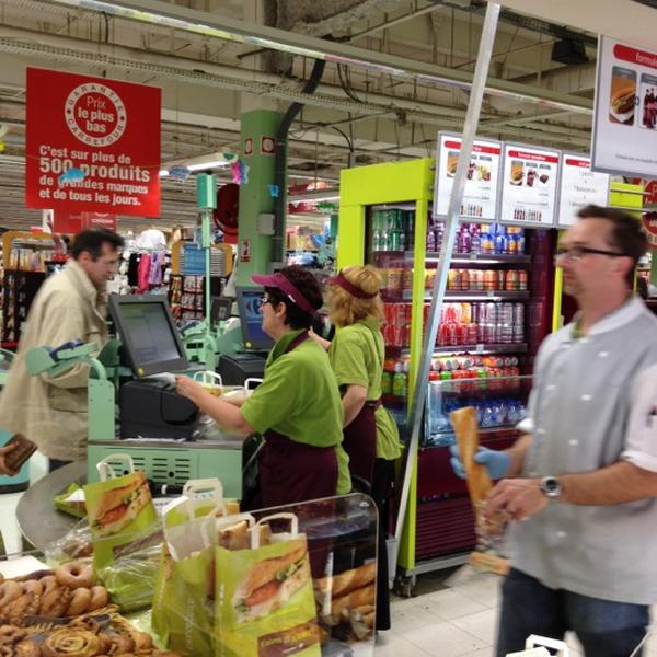 Photo taken at Carrefour by Adrien V. on 3/23/2012