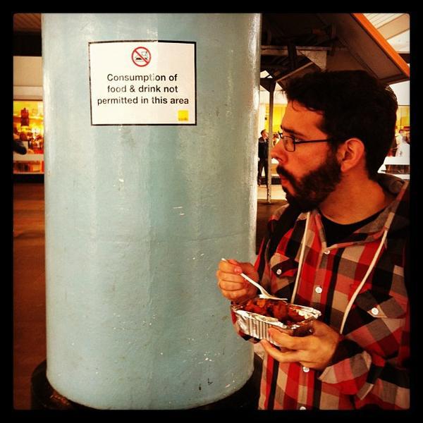 Photo taken at Waitrose by Tiago P. on 9/16/2013-英国伦敦巴比肯樱桃树步行中心 Photo taken at Waitrose by Tiago P. on 9/16/2013