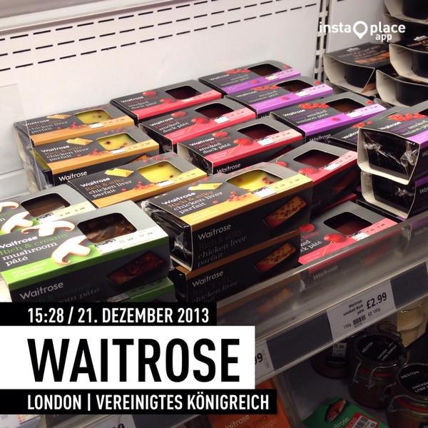 Photo taken at Waitrose by René S. on 12/21/2013-英国伦敦巴比肯樱桃树步行中心 Photo taken at Waitrose by René S. on 12/21/2013