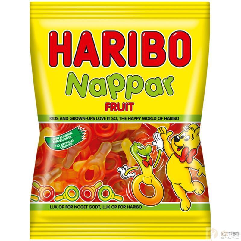 德国 HARIBO 奶嘴水果软糖 80g 德国 HARIBO 奶嘴水果软糖 80g