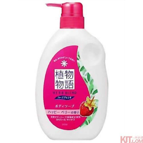 日本 LION/狮王 植物物语香草混合香味 沐浴露 580ML