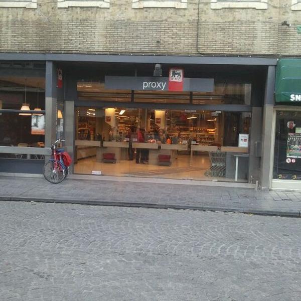 Photo taken at Proxy Delhaize by Koen V. on 11/4/2011