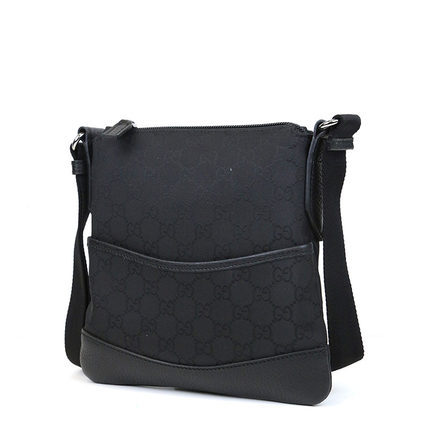 Gucci/古驰帆布拉链单肩斜挎女包374416