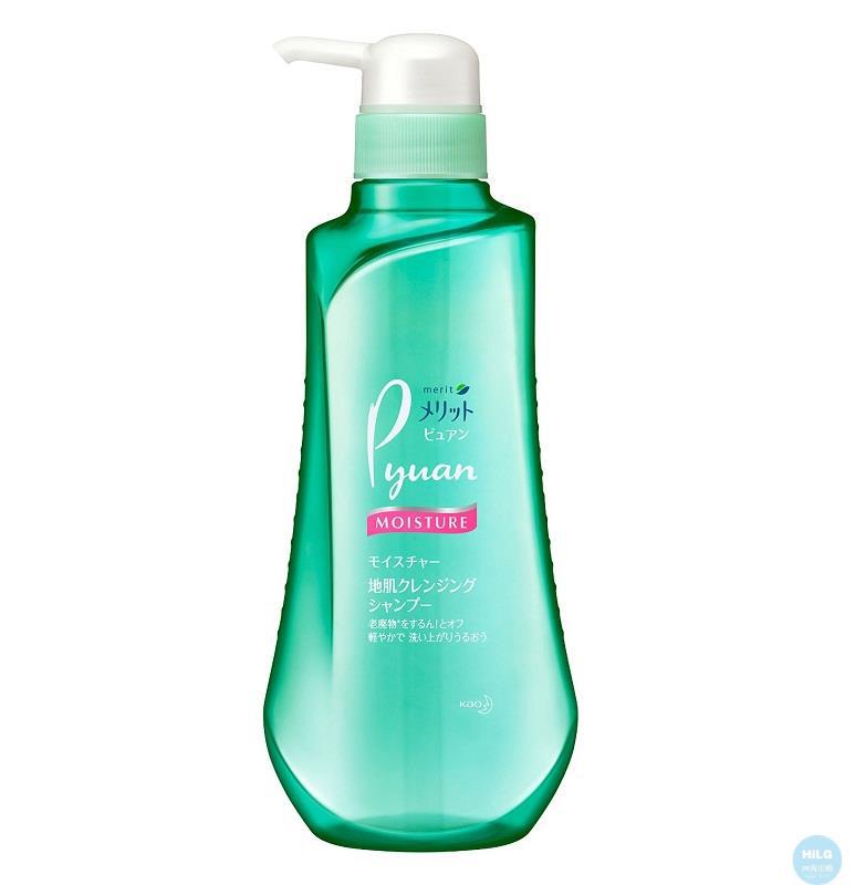 Kao花王 meritPYUAN无硅护发洗发膏洗发水470ml 滋养型舒缓头皮保湿止痒滋养发根