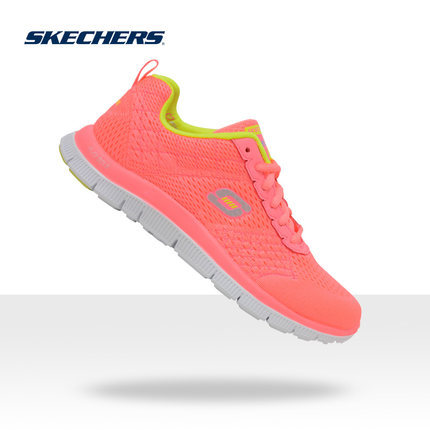 Skechers斯凯奇时尚女鞋 轻盈缓震运动休闲鞋 车缝线系带鞋12058 Skechers斯凯奇时尚女鞋 轻盈缓震运动休闲鞋 车缝线系带鞋12058