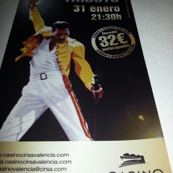 Photo taken at Casino Cirsa Valencia by Javier P. on 1/31/2014