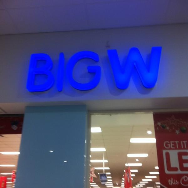 Photo taken at Big W by Thomas G. on 12/20/2011