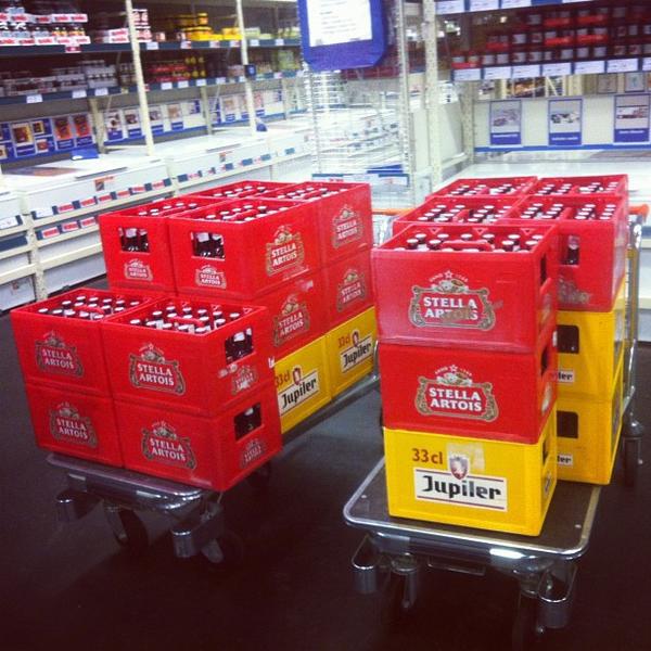 Photo taken at Colruyt by Bruno D. on 6/28/2013