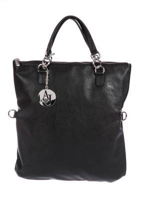 ARMANI JEANS/阿玛尼仿皮银色吊坠单肩手提女包 Z523QV7 ARMANI JEANS/阿玛尼仿皮银色吊坠单肩手提女包 Z523QV7