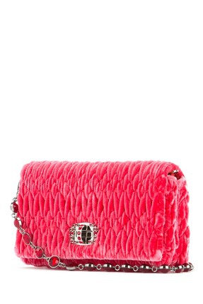 Miu Miu/天鹅绒褶皱手提包 Miu Miu/天鹅绒褶皱手提包