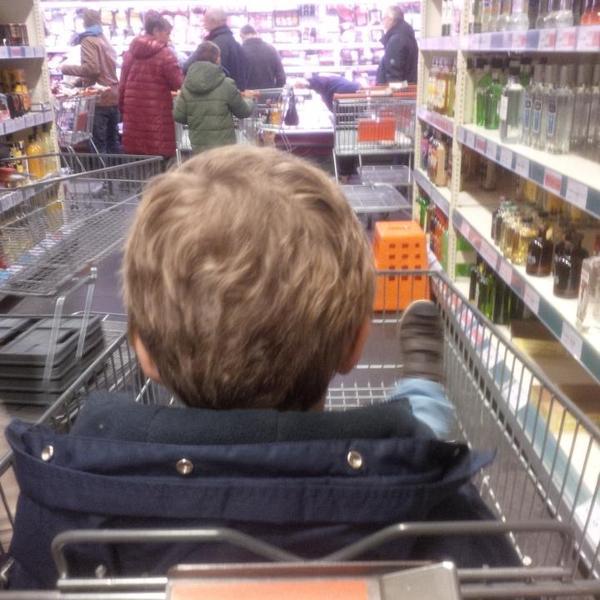 Photo taken at Colruyt by Tanguy V. on 4/4/2015