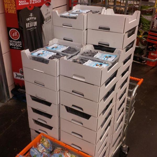 Photo taken at Colruyt by Tanguy V. on 10/25/2014