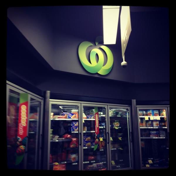 Photo taken at Woolworths by Jo on 3/23/2012