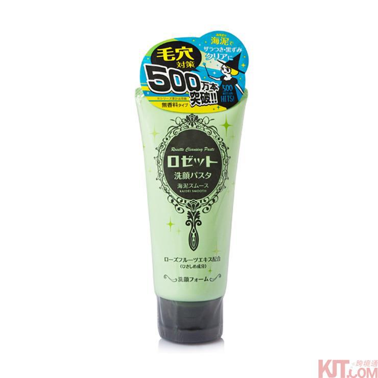 日本 Rosette诗留美屋 绿泥 洗面奶 深层洁肤 去黑头 120g