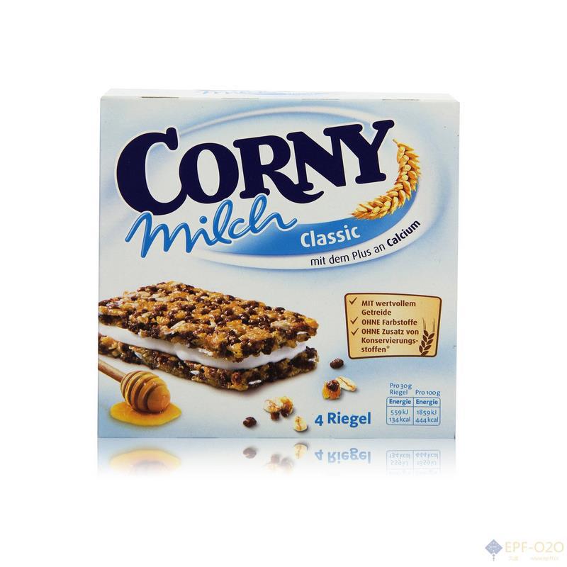 Corny康尼 牛奶麦片棒4条装