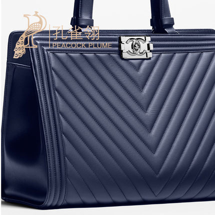 Chanel/香奈儿chanel女包16春款大号v纹手提包A92312Y605262B367 Chanel/香奈儿chanel女包16春款大号v纹手提包A92312Y605262B367